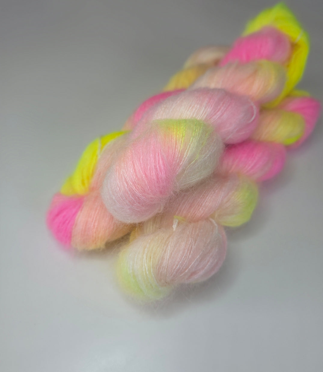 Mohair- Soie "Macarons Citrons"
