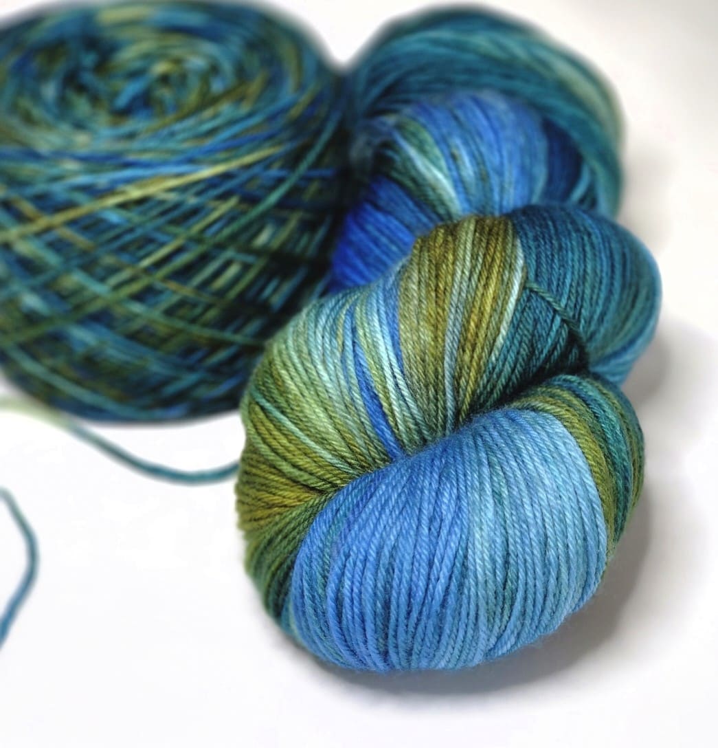 Coloris de mon "Dragonfly Sweater"