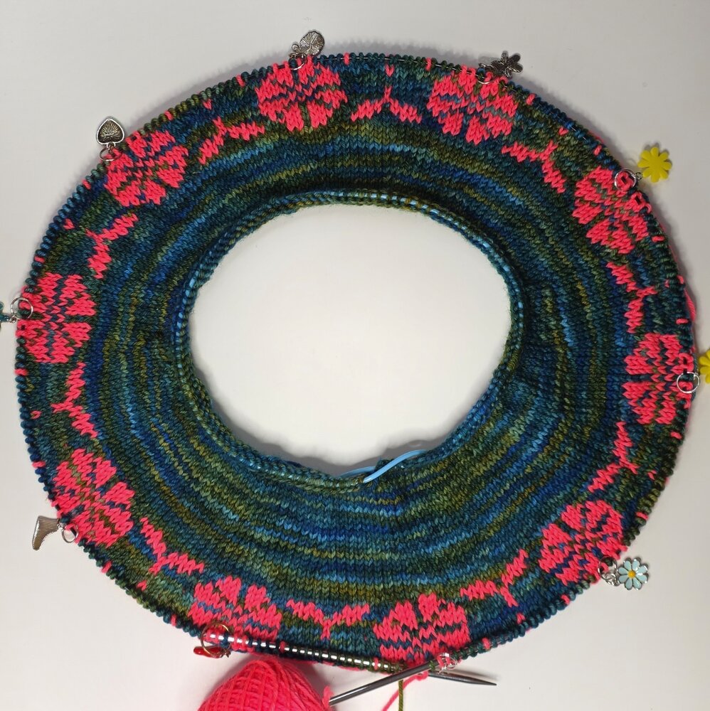 Coloris de mon "Dragonfly Sweater"