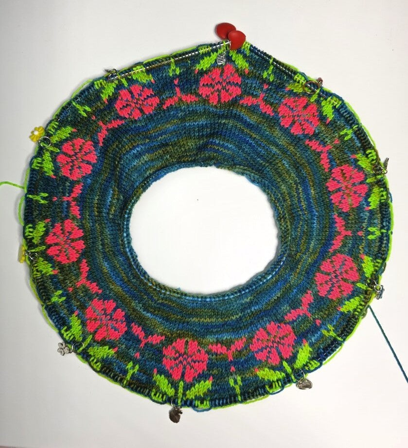 Coloris de mon "Dragonfly Sweater"