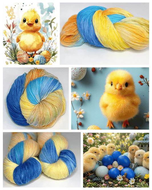 laine mérinos izanlaine teinte à la main coloris d'avril teinturière artisanale indépendante