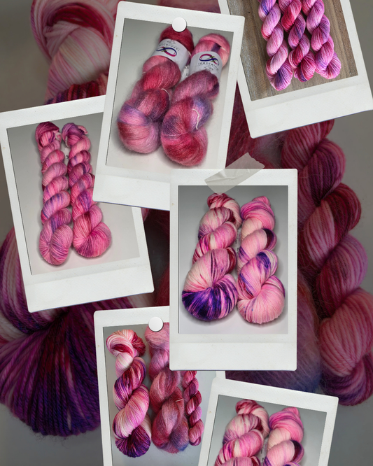 Laine naturelle teinte à la main