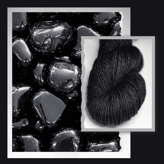 Laine mérinos couleur "Obsidienne"