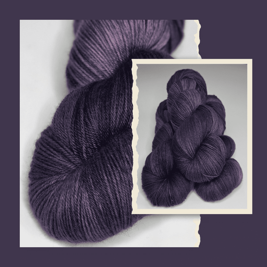 laine mérinos nylon, fil à chaussettes, teinte à la main