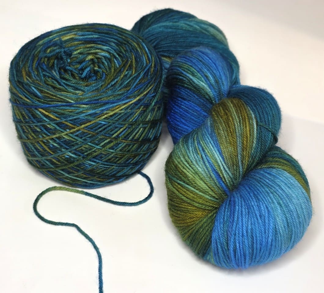 Coloris de mon "Dragonfly Sweater"